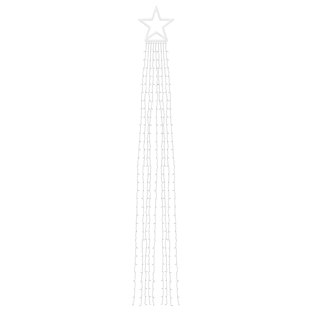 vidaXL Lumină pentru brad de Crăciun 320 LED-uri albastru 375 cm vidaXL Lumină pentru brad de Crăciun 320 LED-uri albastru 375 cm