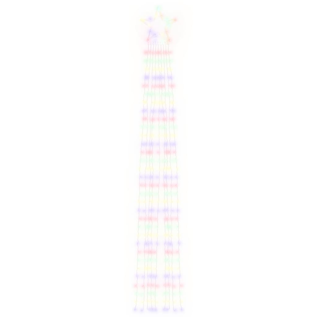 vidaXL Instalație brad de Crăciun 320 LED-uri, multicolor, 375 cm vidaXL Instalație brad de Crăciun 320 LED-uri, multicolor, 375 cm