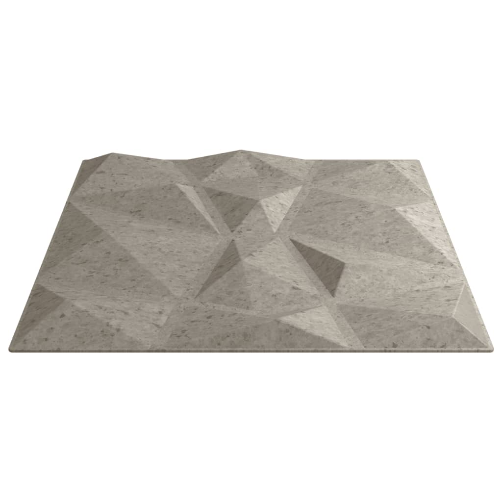 vidaXL Panouri de perete 48 buc. gri beton 50x50 cm XPS 12 m² diamant vidaXL Panouri de perete 48 buc. gri beton 50x50 cm XPS 12 m² diamant