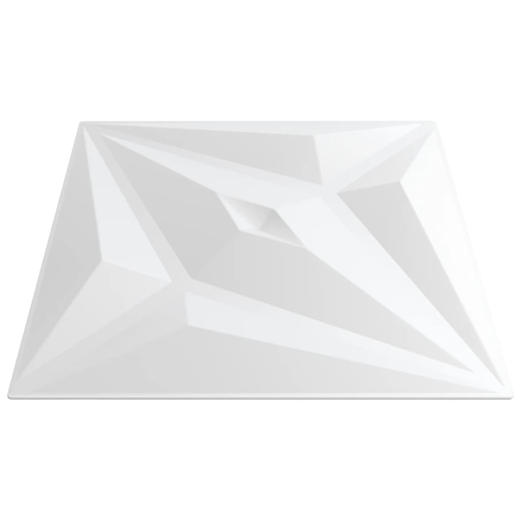 vidaXL Panouri de perete 12 buc. alb 50x50 cm XPS 3 m² stea vidaXL Panouri de perete 12 buc. alb 50x50 cm XPS 3 m² stea