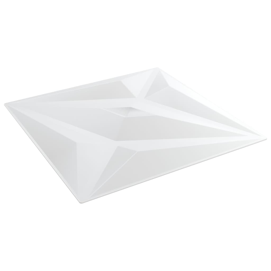 vidaXL Panouri de perete 48 buc. alb 50x50 cm XPS 12 m² stea vidaXL Panouri de perete 48 buc. alb 50x50 cm XPS 12 m² stea