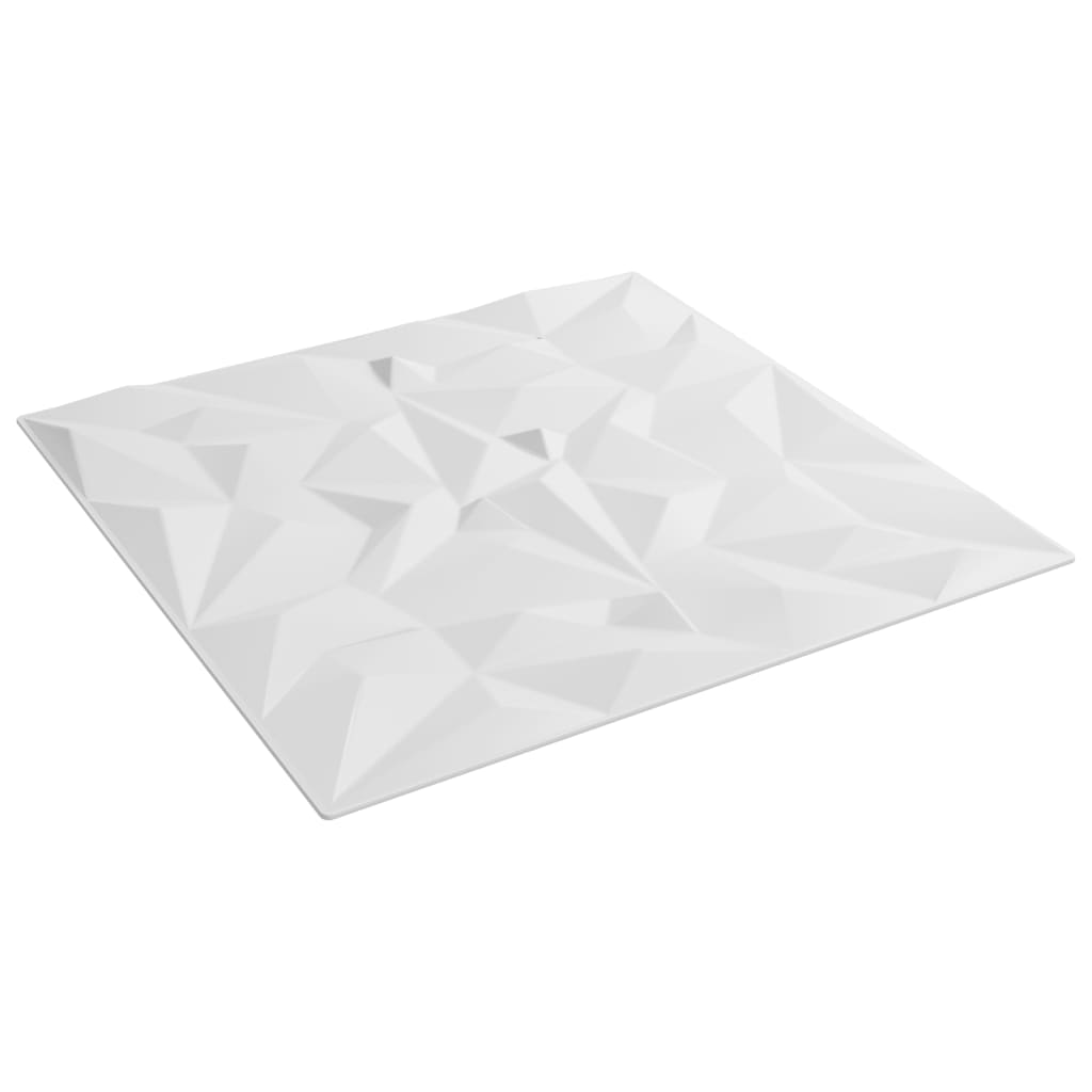 vidaXL Panouri de perete 12 buc. alb 50x50 cm XPS 3 m² ametist vidaXL Panouri de perete 12 buc. alb 50x50 cm XPS 3 m² ametist