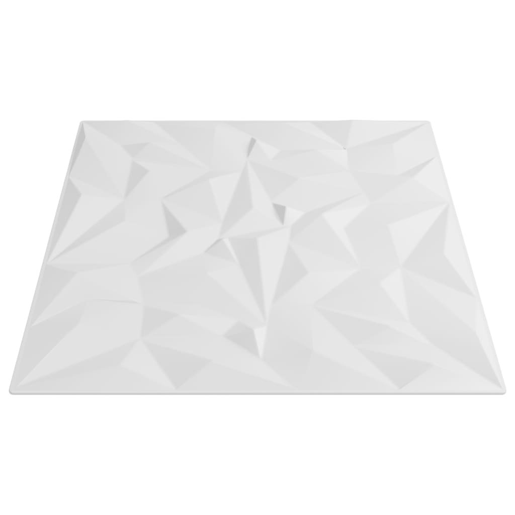 vidaXL Panouri de perete 12 buc. alb 50x50 cm XPS 3 m² ametist vidaXL Panouri de perete 12 buc. alb 50x50 cm XPS 3 m² ametist