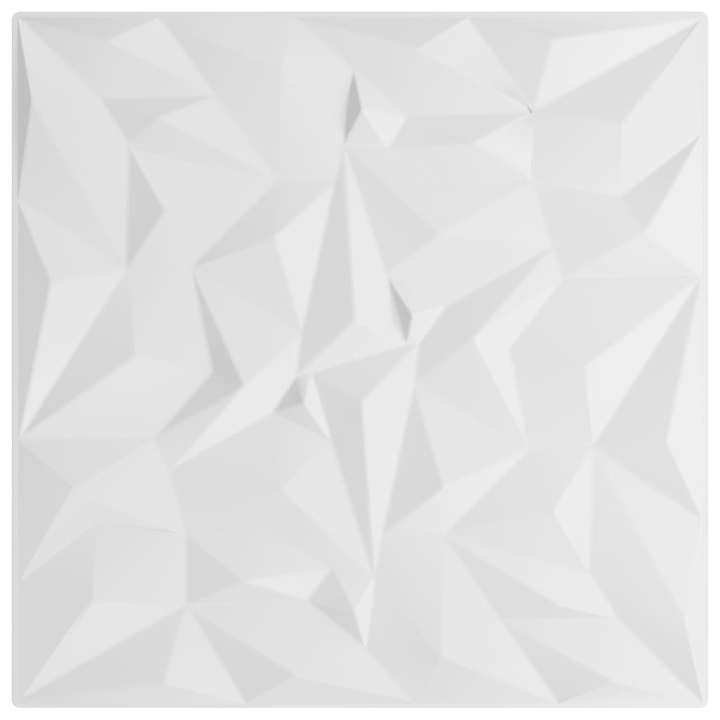 vidaXL Panouri de perete 24 buc. alb 50x50 cm XPS 6 m² ametist vidaXL Panouri de perete 24 buc. alb 50x50 cm XPS 6 m² ametist