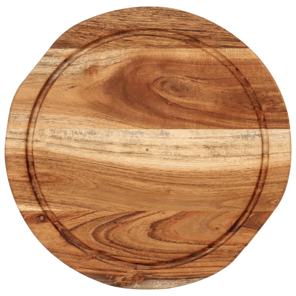 vidaXL Tocător, Ø25x2,5 cm, lemn masiv de acacia vidaXL Tocător, Ø25x2,5 cm, lemn masiv de acacia