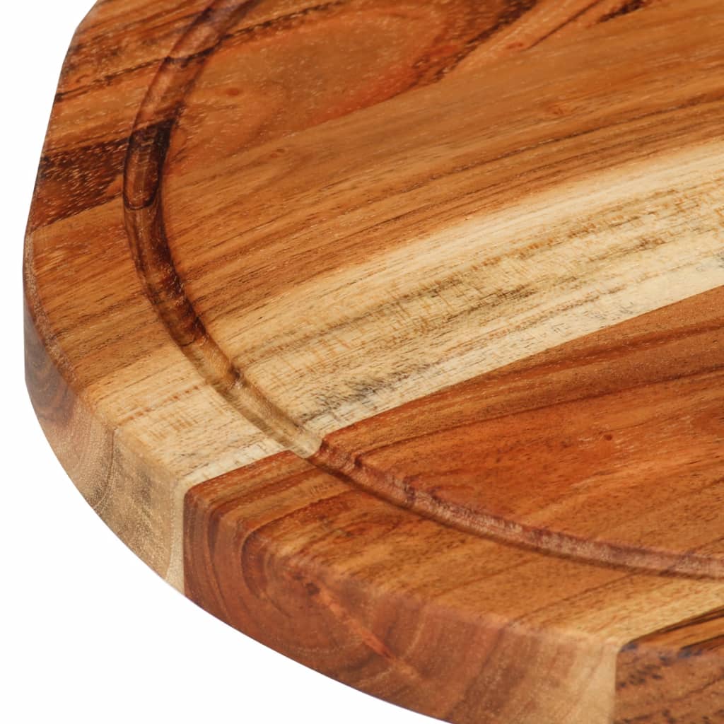 vidaXL Tocător, Ø25x2,5 cm, lemn masiv de acacia vidaXL Tocător, Ø25x2,5 cm, lemn masiv de acacia