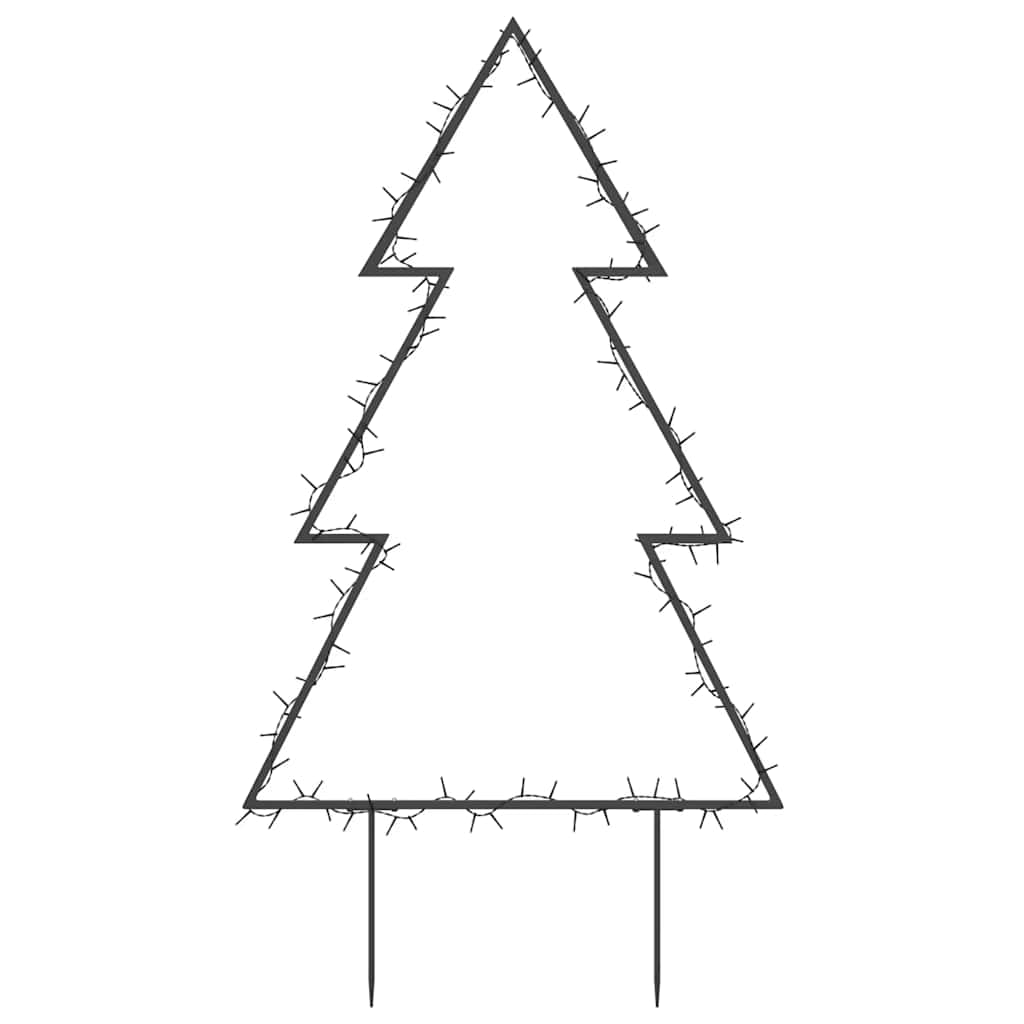 vidaXL Decorațiune brad cu lumini de Crăciun cu țăruși, 115 LED, 90 cm vidaXL Decorațiune brad cu lumini de Crăciun cu țăruși, 115 LED, 90 cm