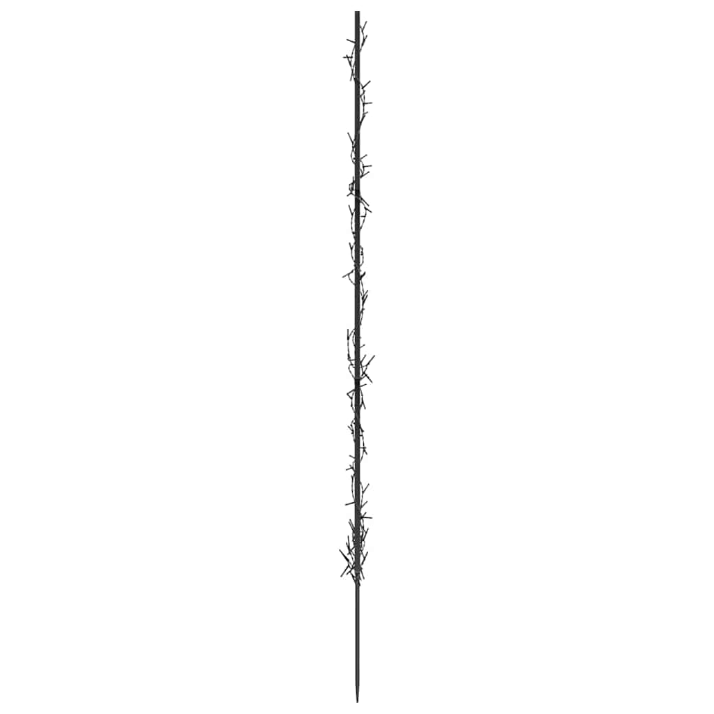 vidaXL Decorațiune brad cu lumini de Crăciun cu țăruși, 80 LED, 60 cm