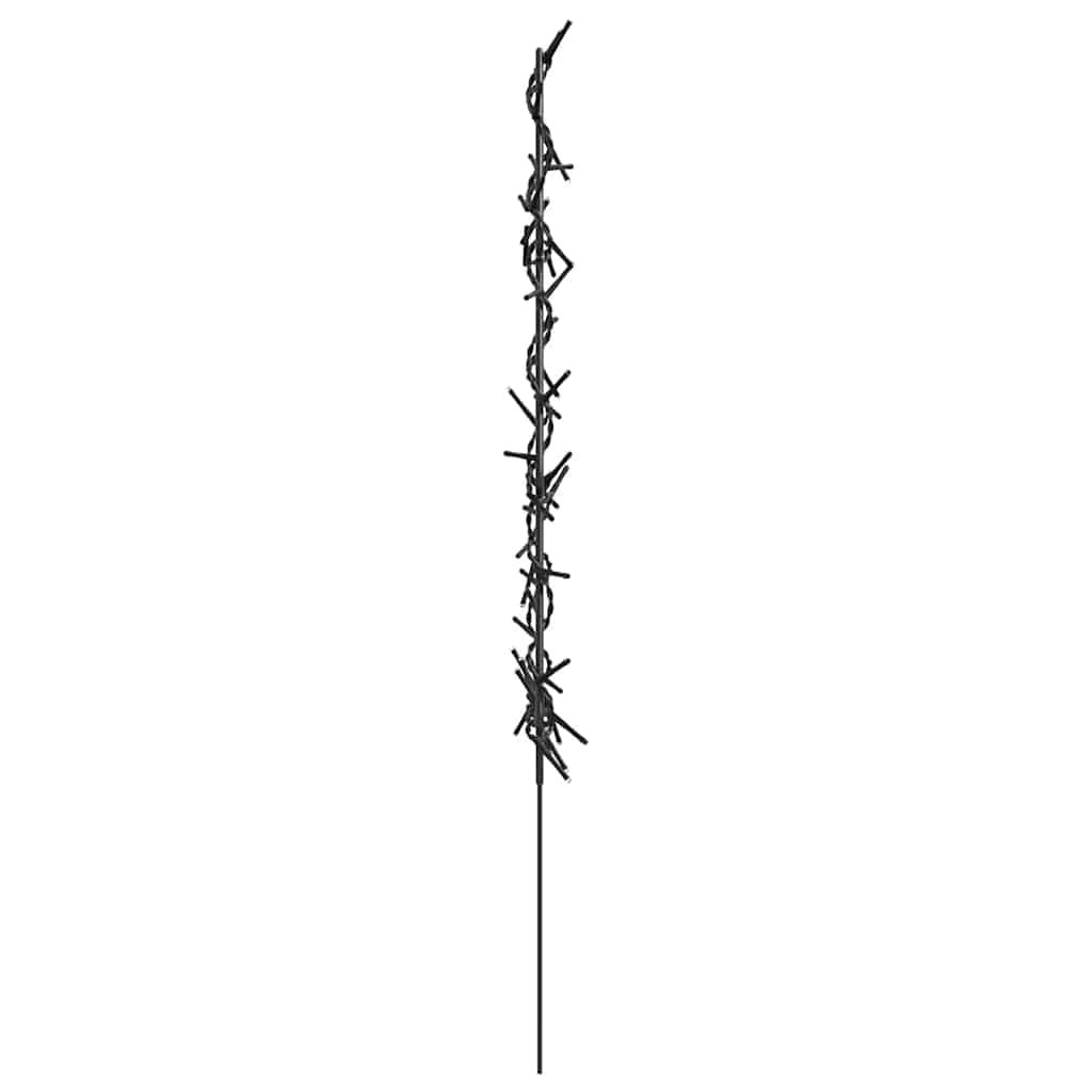 vidaXL Decor brad cu lumini de Crăciun cu țăruși 3 buc. 50 LED 30 cm