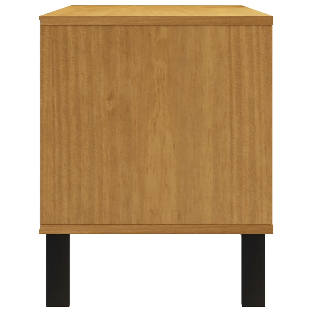 vidaXL Dulap TV „FLAM” 110x40x50 cm, lemn masiv de pin vidaXL Dulap TV „FLAM” 110x40x50 cm, lemn masiv de pin