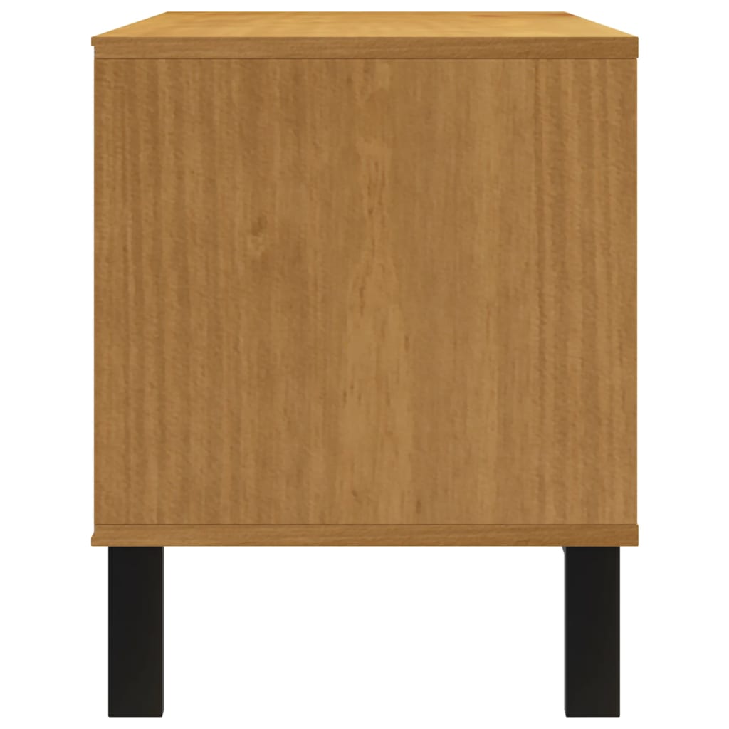 vidaXL Dulap TV „FLAM” 110x40x50 cm, lemn masiv de pin vidaXL Dulap TV „FLAM” 110x40x50 cm, lemn masiv de pin