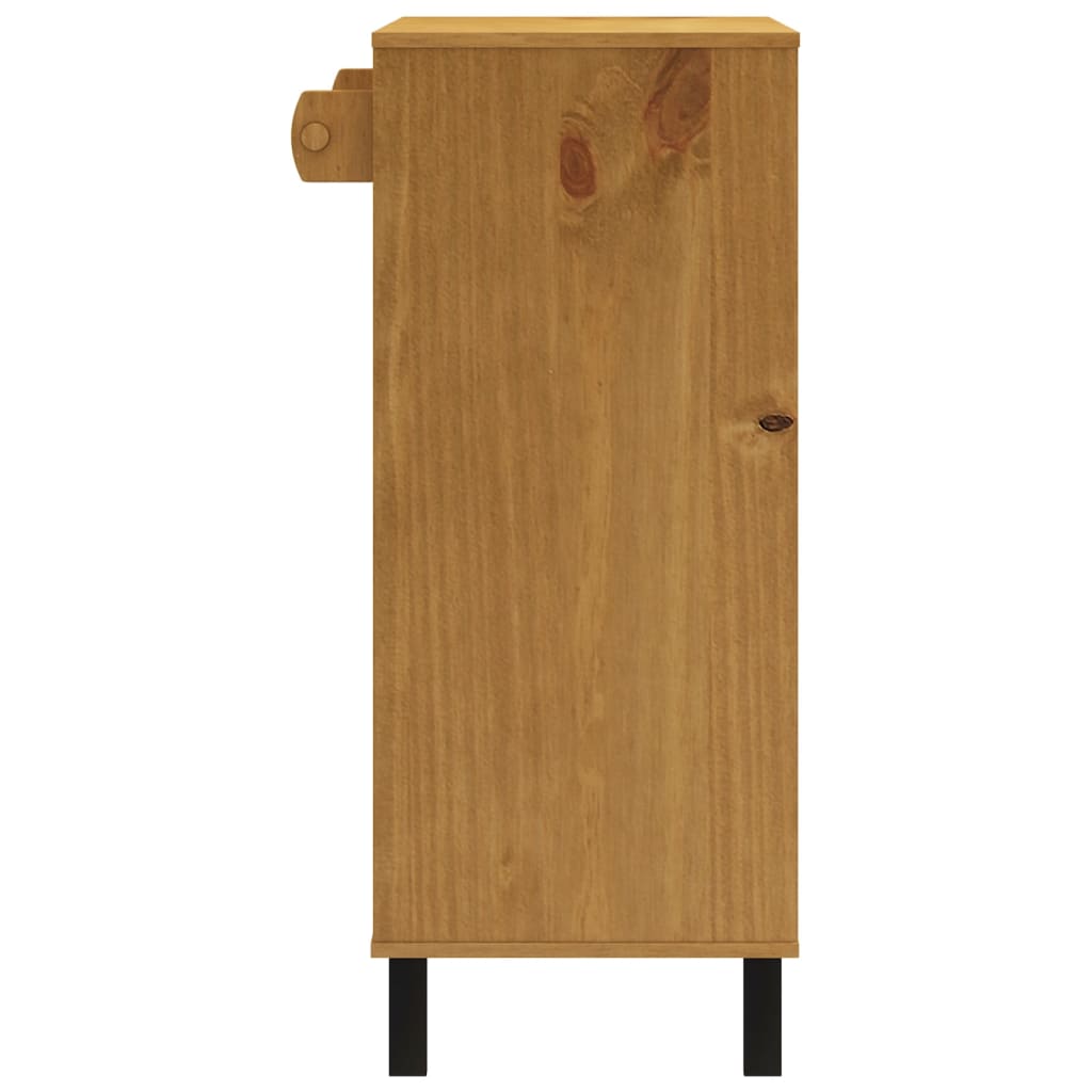 vidaXL Masa de bar "FLAM", 92x45x110 cm, lemn masiv de pin