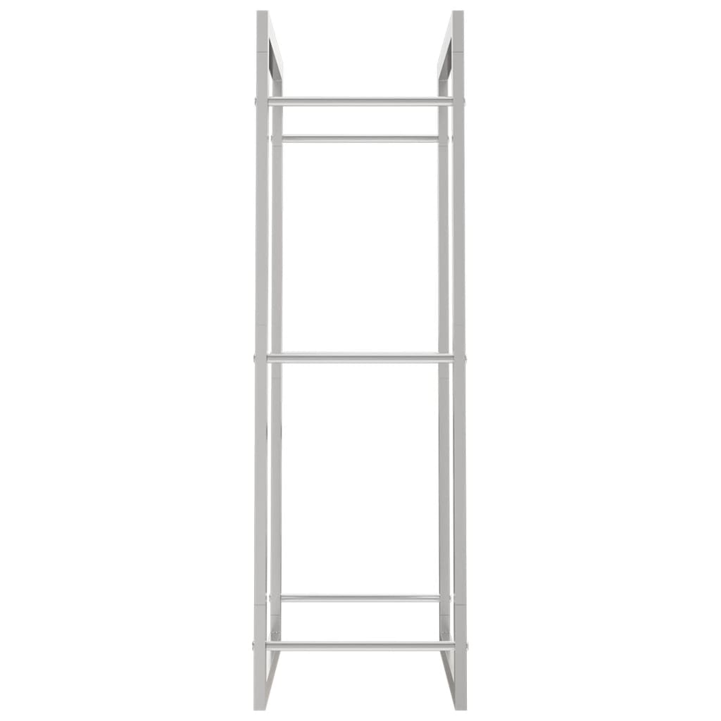 vidaXL Suport pentru lemne de foc, 50x28x94 cm, oțel inoxidabil vidaXL Suport pentru lemne de foc, 50x28x94 cm, oțel inoxidabil