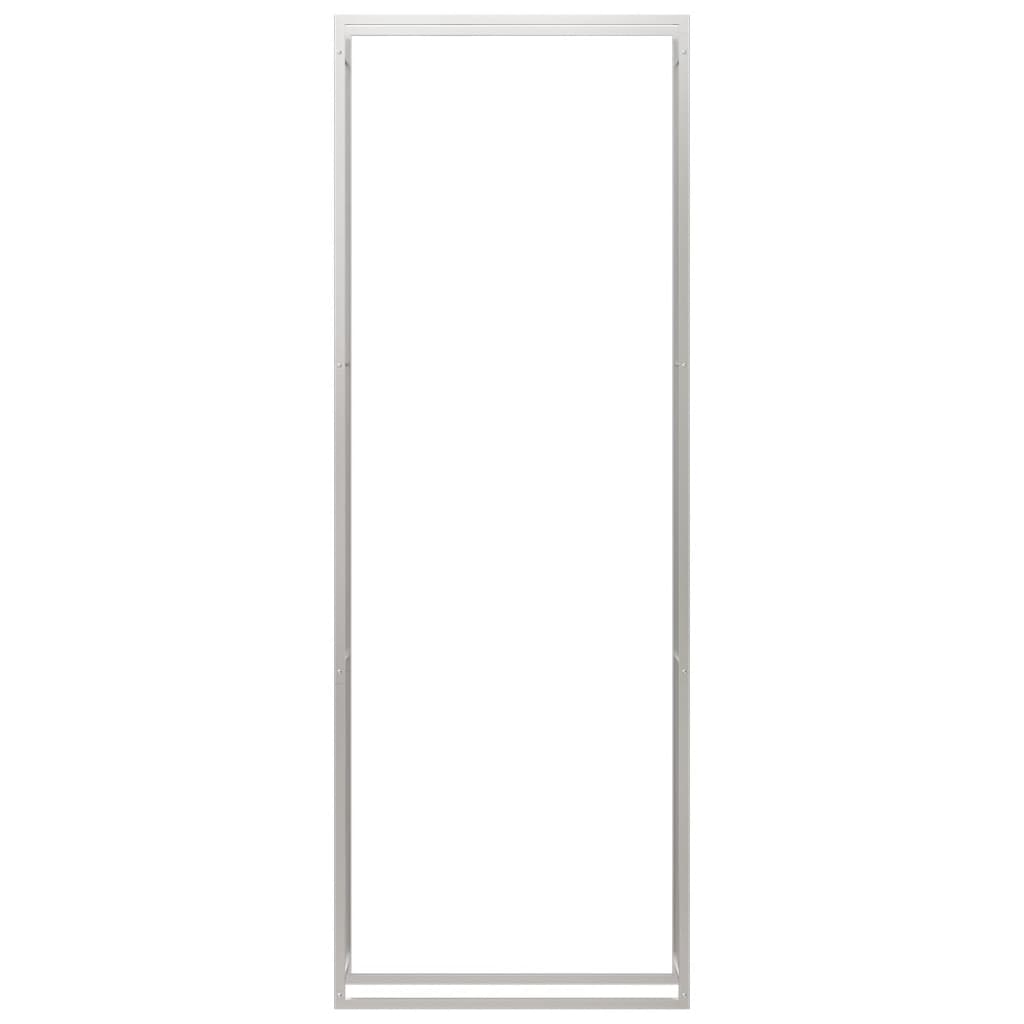 vidaXL Suport pentru lemne de foc, 110x28x312 cm, oțel inoxidabil