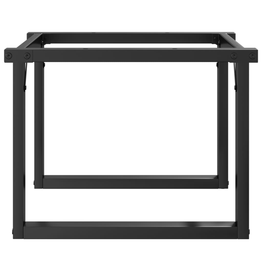 vidaXL Picioare Măsuță de cafea O-Frame 60x50x38 cm Oţel vidaXL Picioare Măsuță de cafea O-Frame 60x50x38 cm Oţel