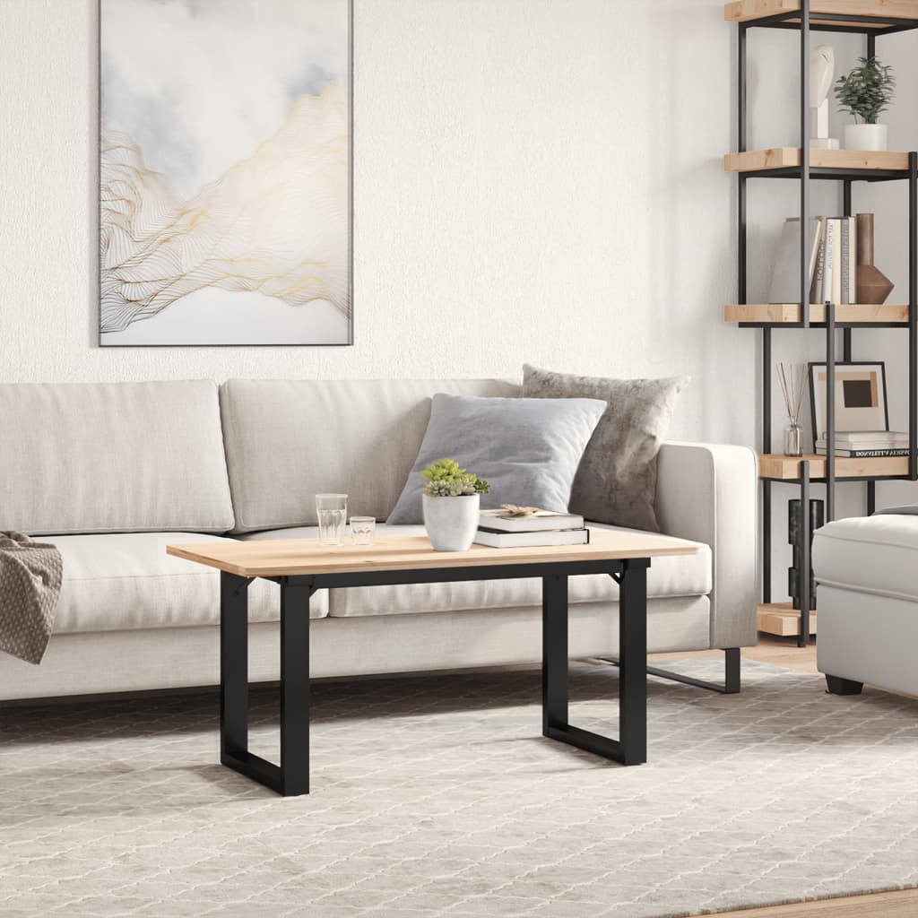 vidaXL Picioare Măsuță de cafea O-Frame 70x30x43 cm Oţel