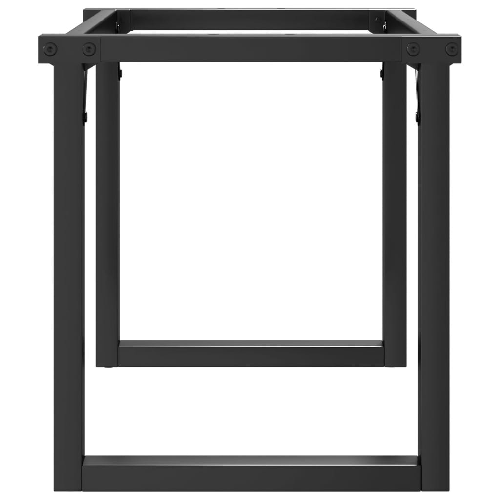 vidaXL Picioare Măsuță de cafea O-Frame 70x30x43 cm Oţel
