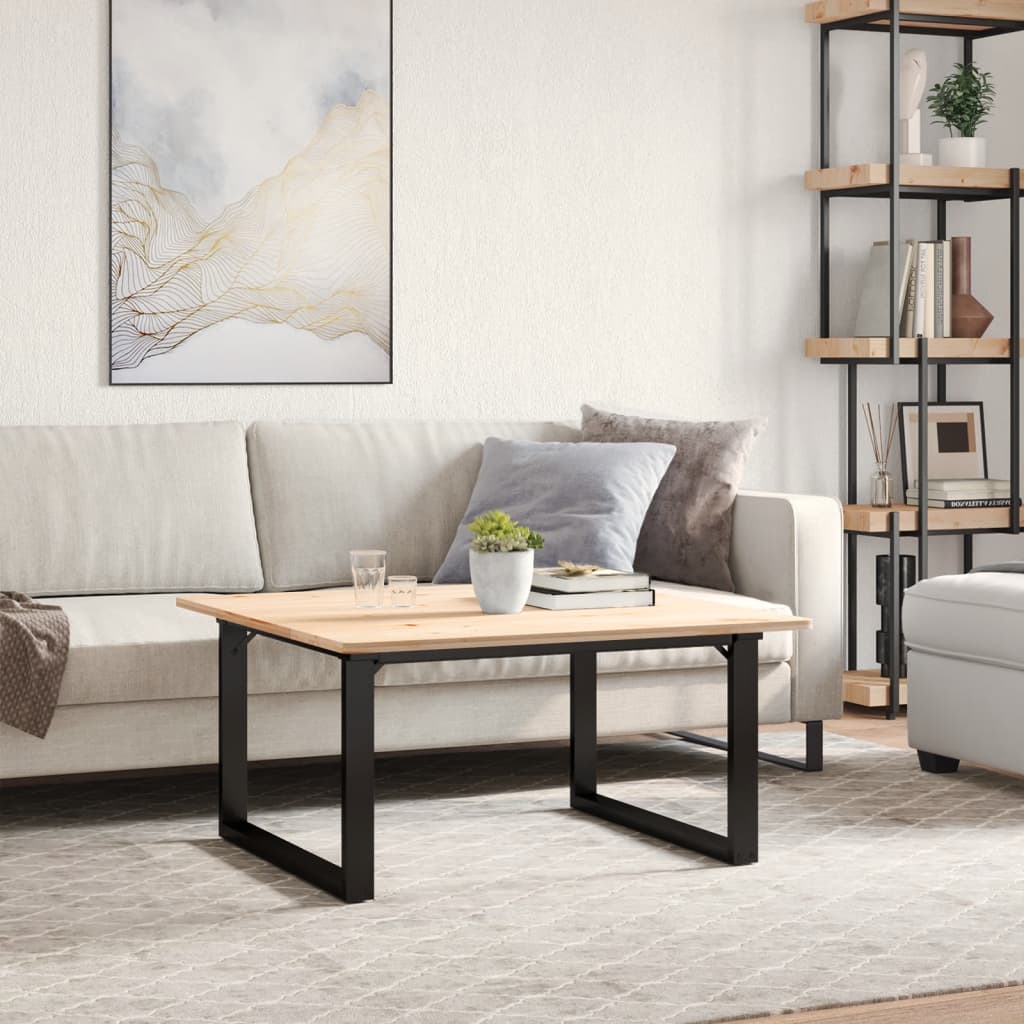 vidaXL Picioare Măsuță de cafea O-Frame 80x70x43 cm Oţel