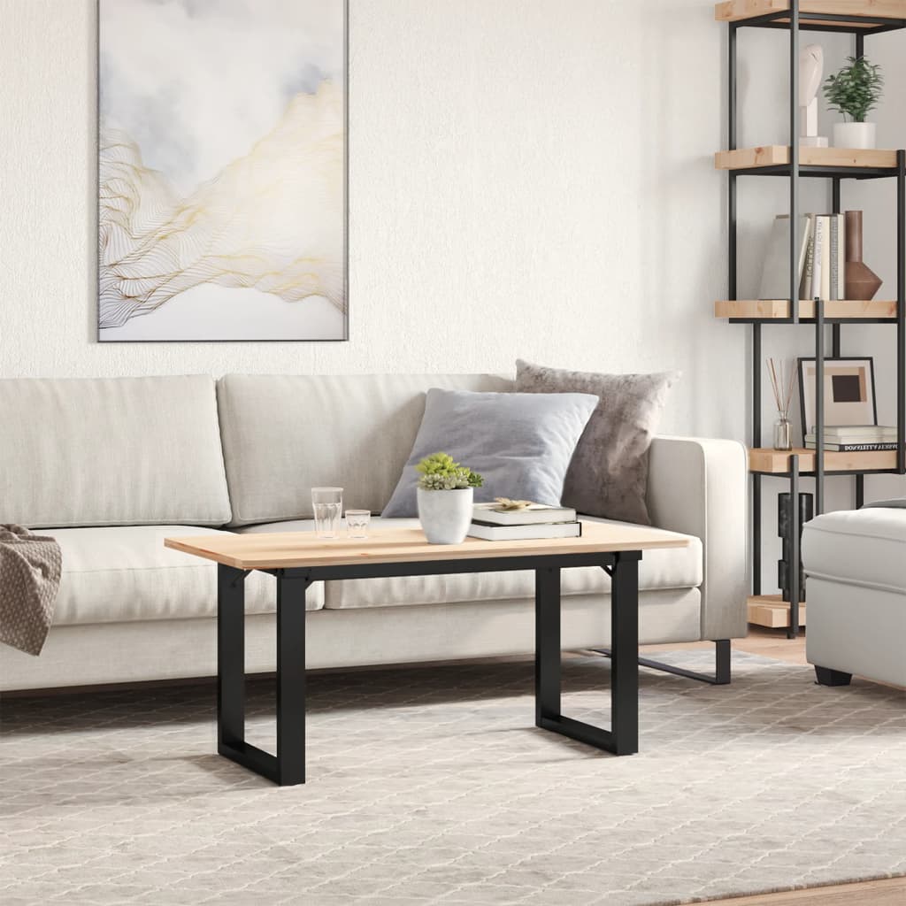 vidaXL Picioare Măsuță de cafea O-Frame 90x30x43 cm Oţel