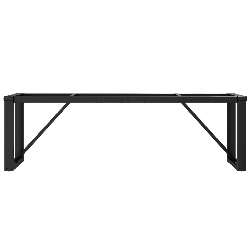 vidaXL Picioare Măsuță de cafea O-Frame 140x30x43 cm Oţel
