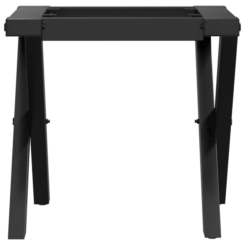 vidaXL Picioare Măsuță de cafea X-Frame 30x30x33 cm Oţel