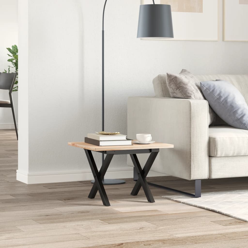 vidaXL Picioare Măsuță de cafea X-Frame 40x40x33 cm Oţel