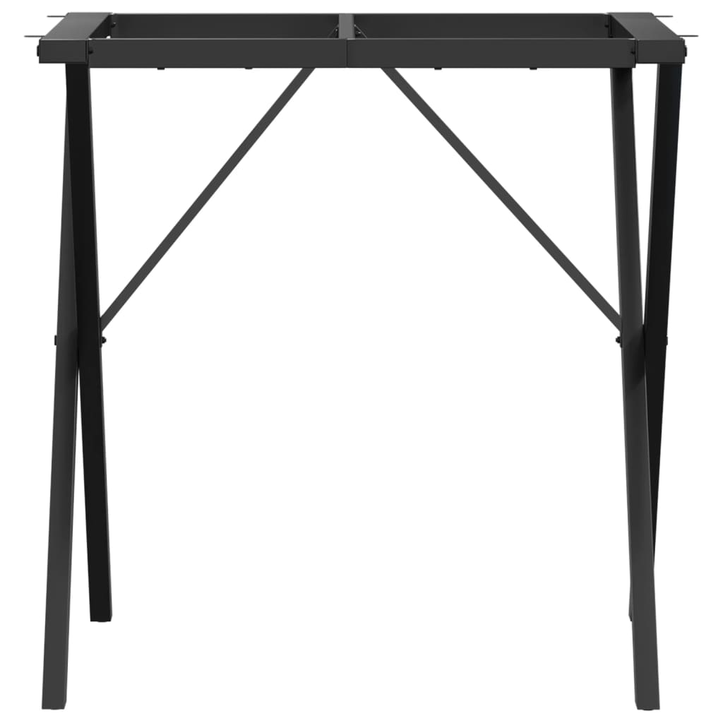 vidaXL Picioare masă de sufragerie X-Frame 70x70x73 cm Oţel vidaXL Picioare masă de sufragerie X-Frame 70x70x73 cm Oţel