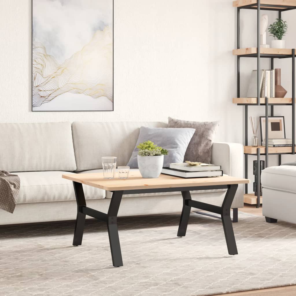 vidaXL Picioare Măsuță de cafea Y-Frame 80x70x43 cm Oţel vidaXL Picioare Măsuță de cafea Y-Frame 80x70x43 cm Oţel