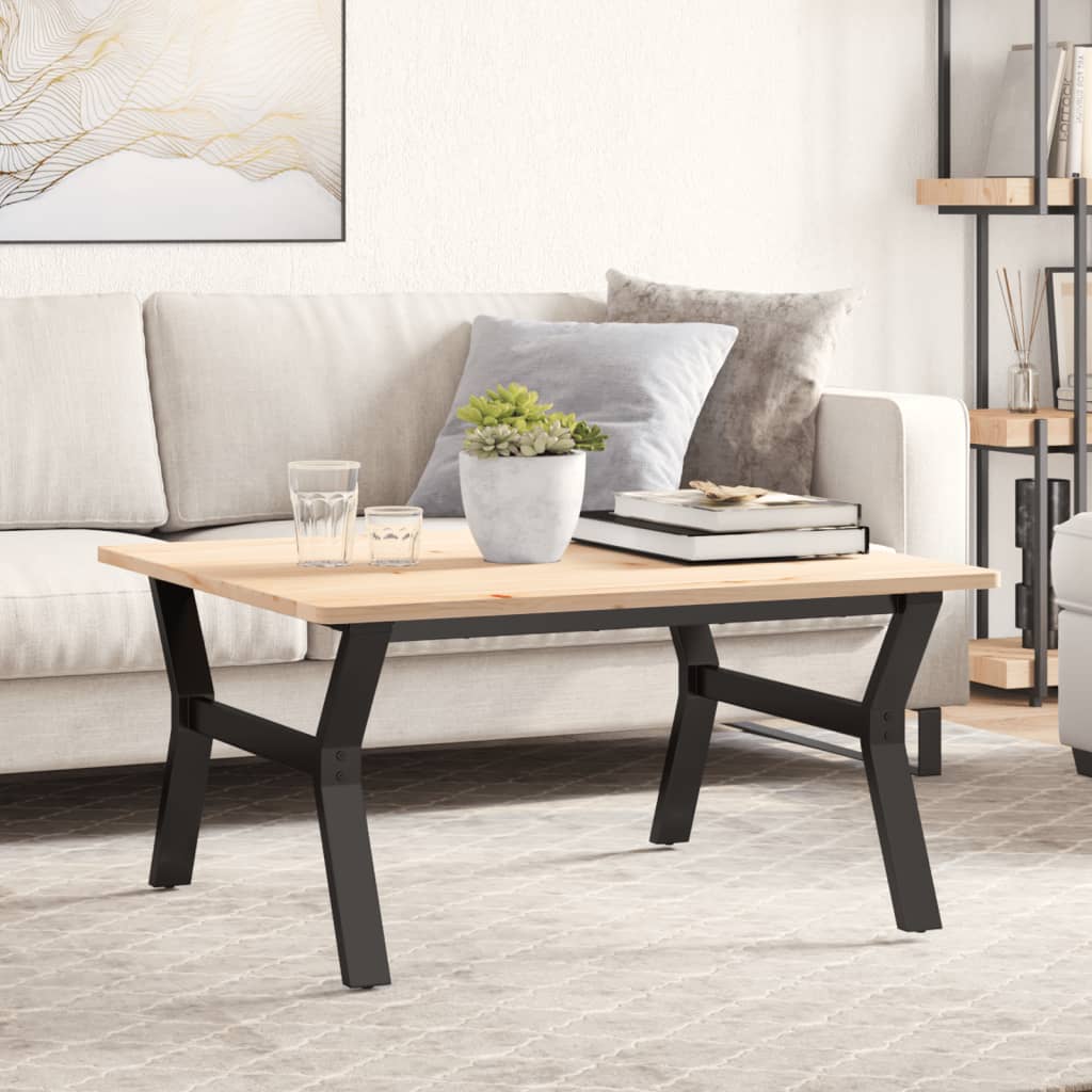 vidaXL Picioare Măsuță de cafea Y-Frame 80x70x43 cm Oţel vidaXL Picioare Măsuță de cafea Y-Frame 80x70x43 cm Oţel