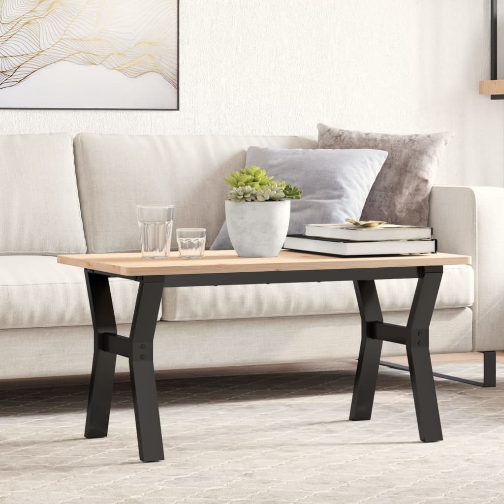 vidaXL Picioare Măsuță de cafea Y-Frame 80x40x43 cm Oţel vidaXL Picioare Măsuță de cafea Y-Frame 80x40x43 cm Oţel