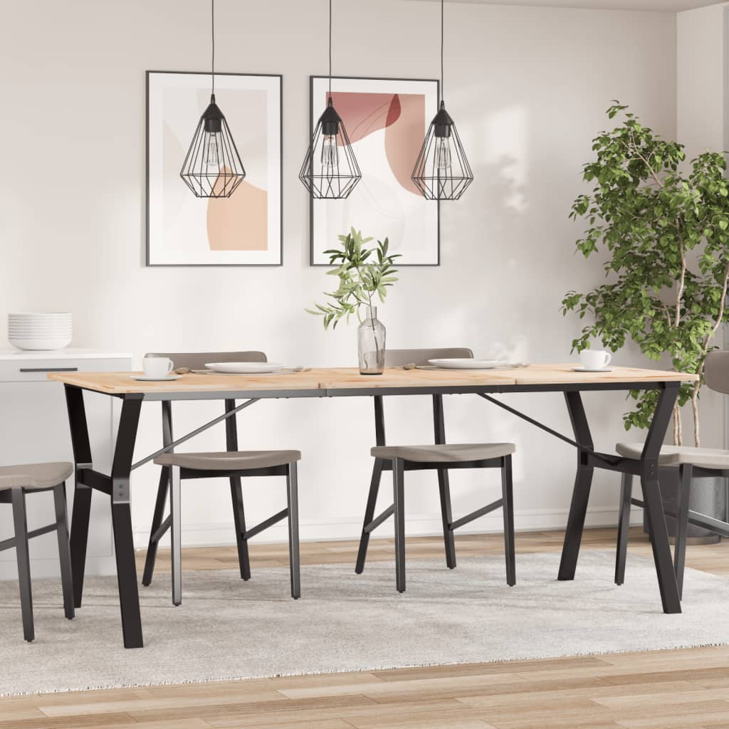 vidaXL Picioare masă de sufragerie Y-Frame 180x80x73 cm Oţel