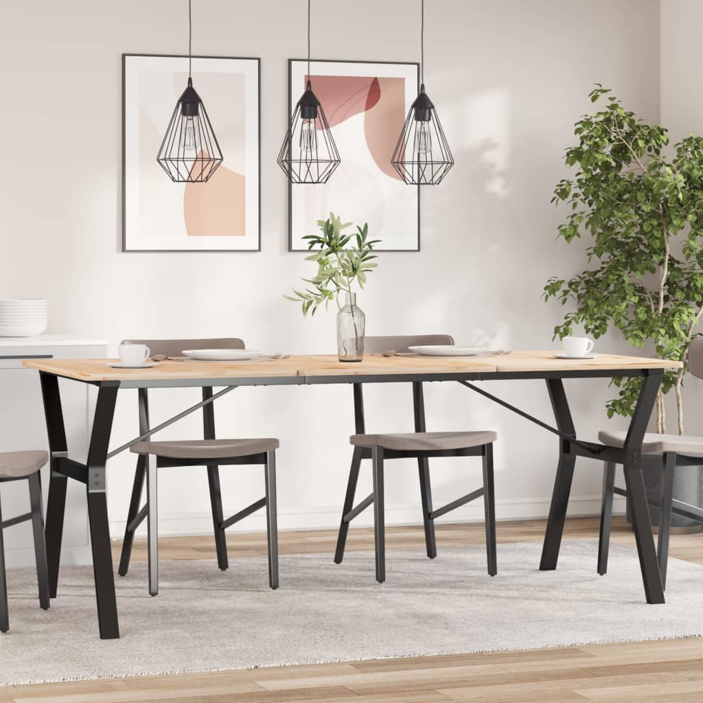 vidaXL Picioare masă de sufragerie Y-Frame 180x80x73 cm Oţel