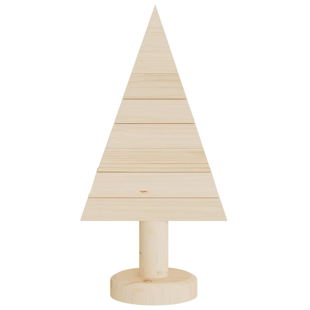 vidaXL Brazi de Crăciun din lemn decorativi 2 buc. 30 cm lemn de pin