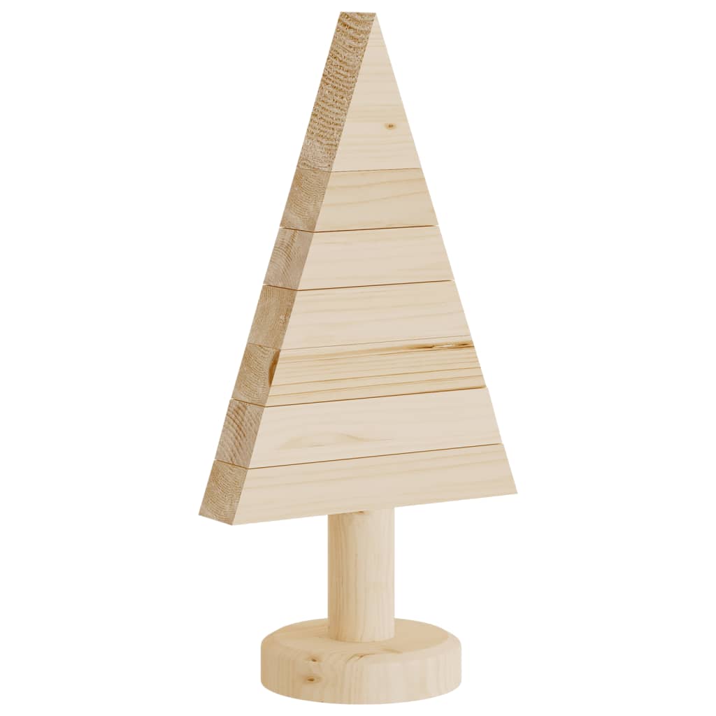 vidaXL Brazi de Crăciun din lemn decorativi 2 buc. 30 cm lemn de pin