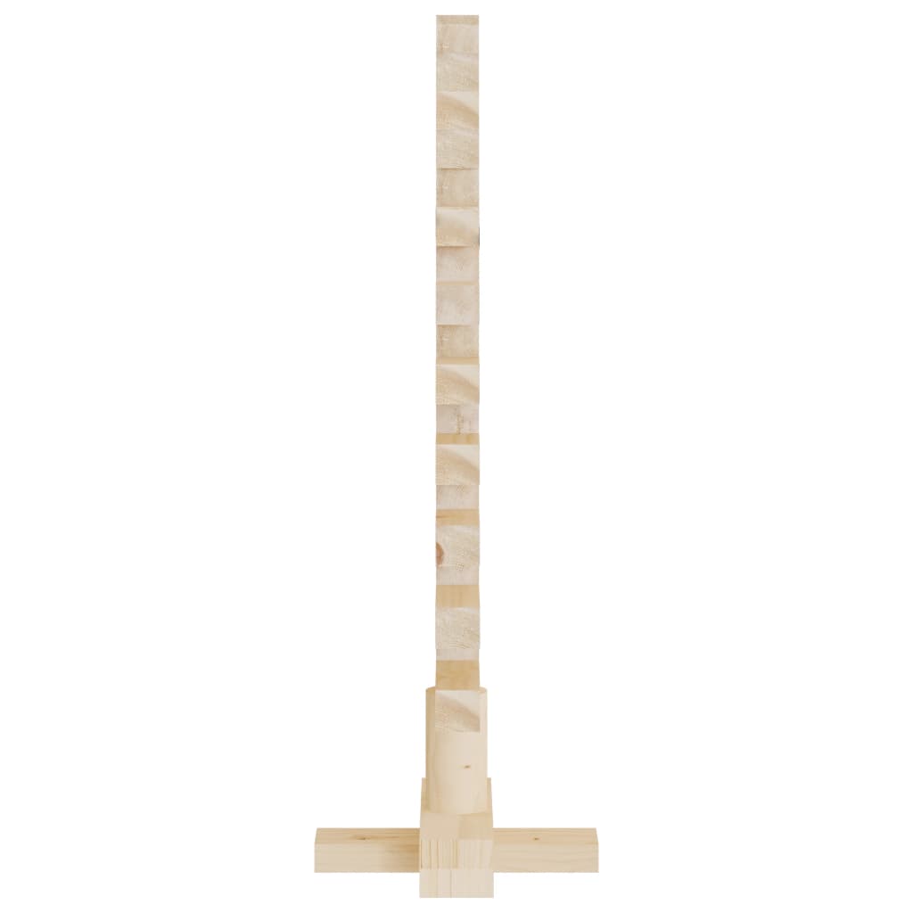 vidaXL Brad de Crăciun din lemn decorativ, 60 cm, lemn de pin masiv vidaXL Brad de Crăciun din lemn decorativ, 60 cm, lemn de pin masiv