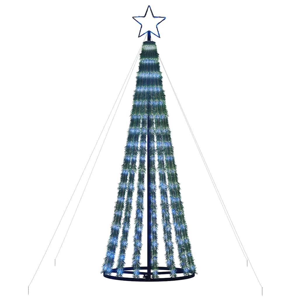 vidaXL Pom de Crăciun LED 275 LED-uri Albastru 180 cm vidaXL Pom de Crăciun LED 275 LED-uri Albastru 180 cm