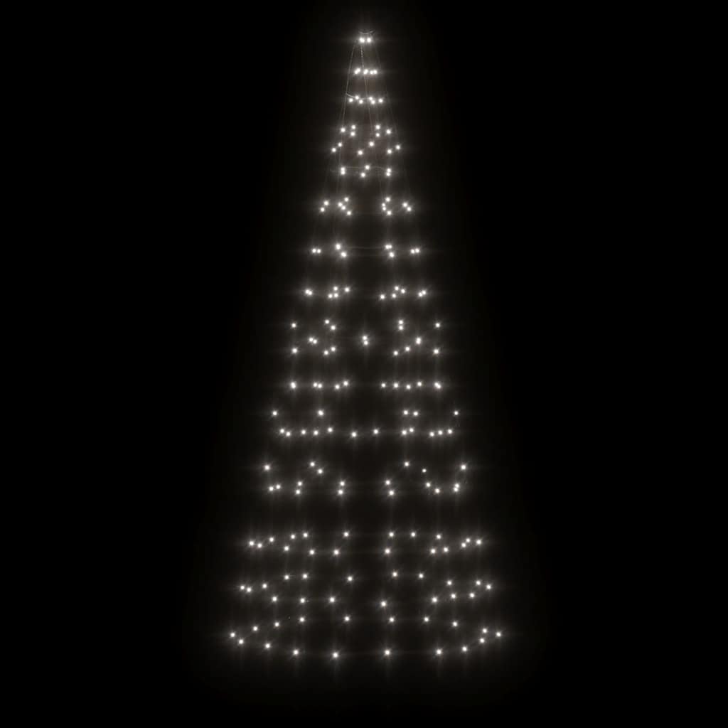 vidaXL Pom de Crăciun LED pe stâlp 200 LED-uri Alb Rece 180 cm vidaXL Pom de Crăciun LED pe stâlp 200 LED-uri Alb Rece 180 cm