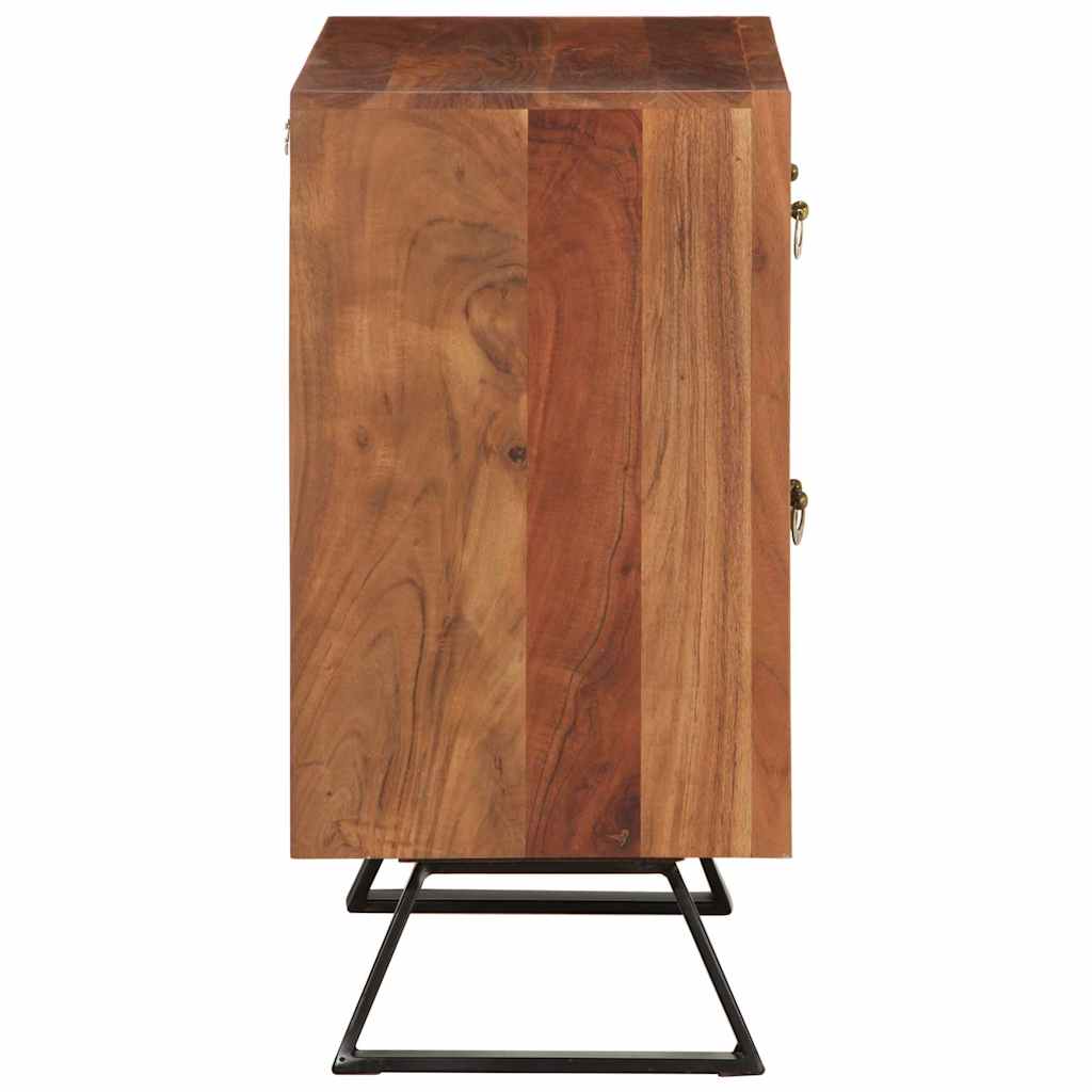 vidaXL Dulap cu sertar maro miere 70x35x70 cm lemn masiv de salcâm vidaXL Dulap cu sertar maro miere 70x35x70 cm lemn masiv de salcâm