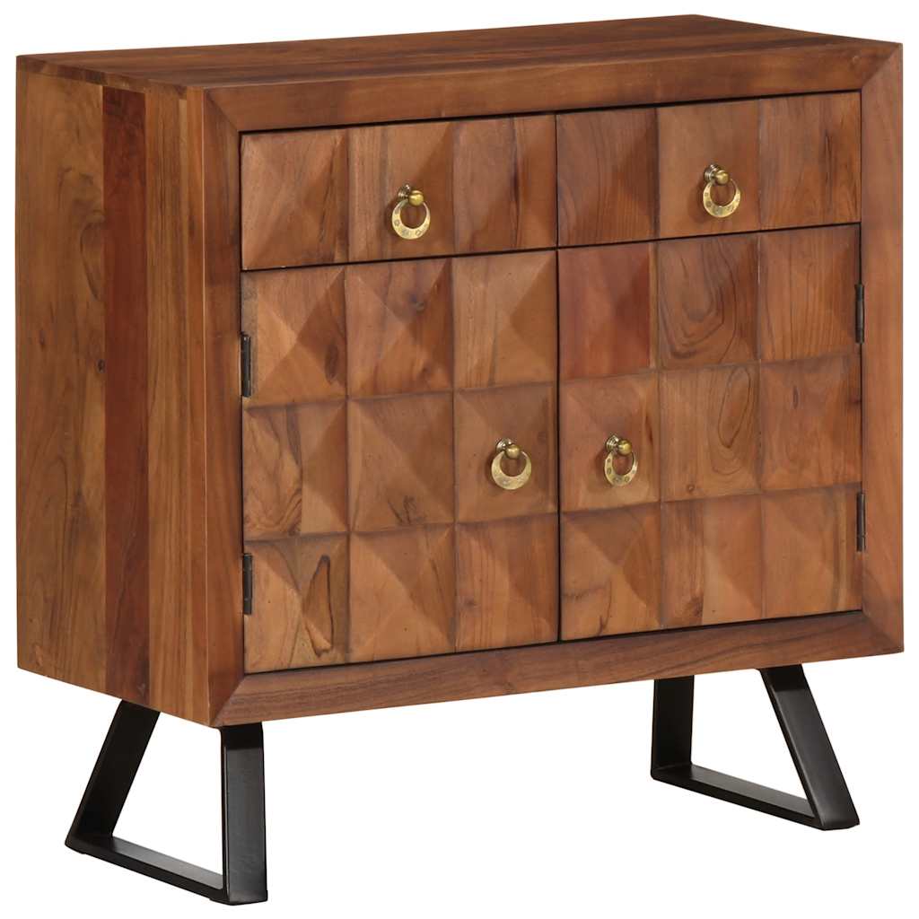 vidaXL Dulap cu sertar maro miere 70x35x70 cm lemn masiv de salcâm vidaXL Dulap cu sertar maro miere 70x35x70 cm lemn masiv de salcâm