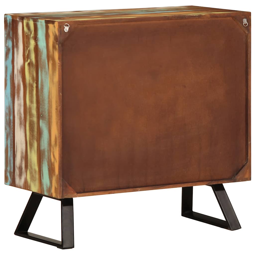 vidaXL Dulap/sertar multicolor 70x35x70 cm lemn masiv reciclat