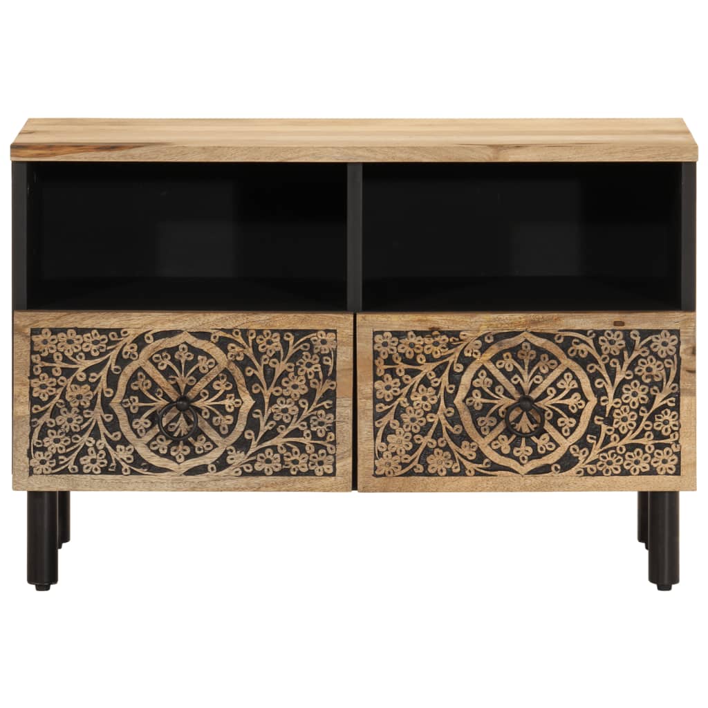 vidaXL Comodă TV, 70x33x46 cm, lemn masiv de mango