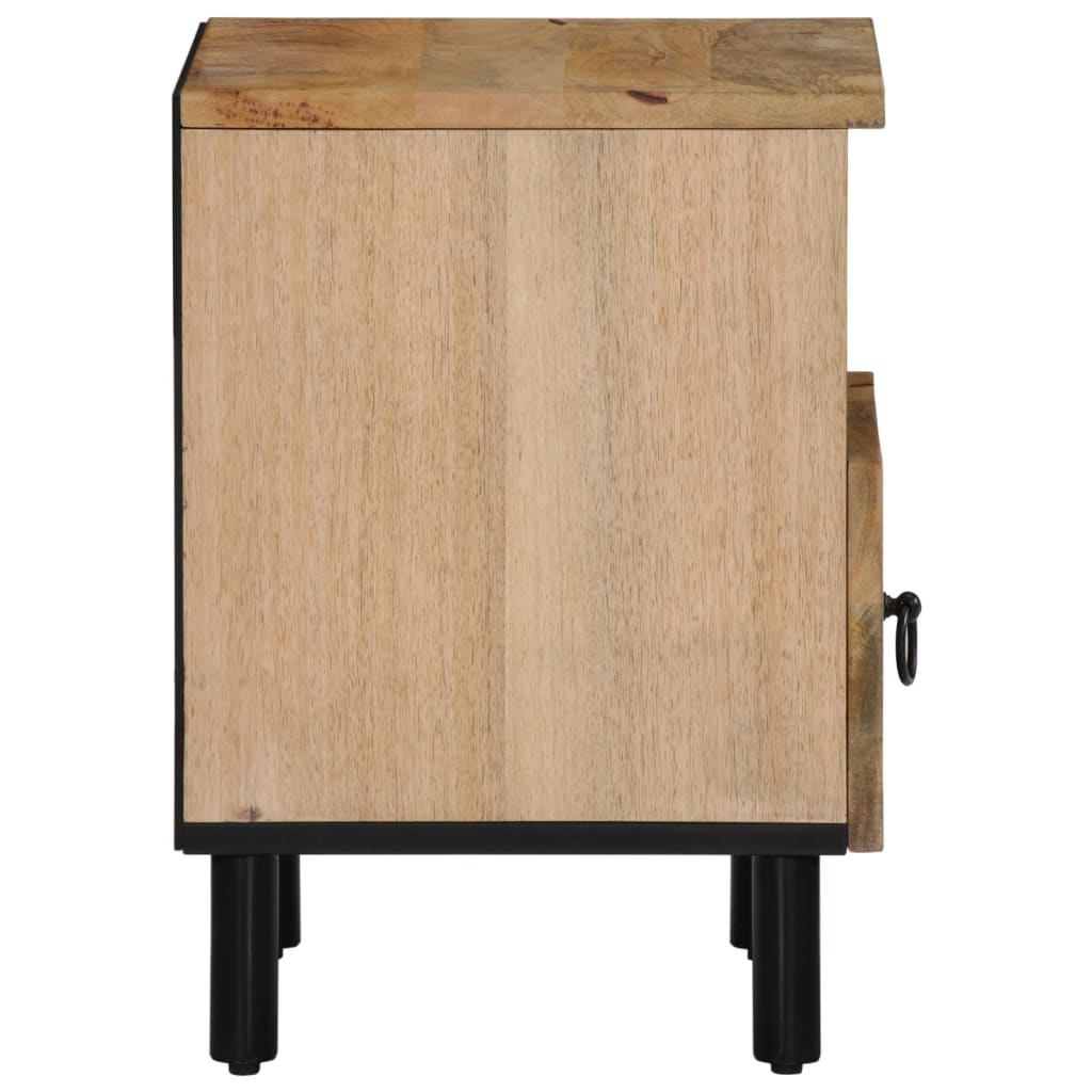 vidaXL Noptiere, 2 buc., 40x33x46 cm, lemn masiv de acacia vidaXL Noptiere, 2 buc., 40x33x46 cm, lemn masiv de acacia