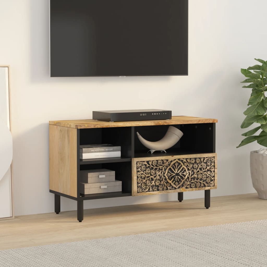 vidaXL Dulap TV, 80x33x46 cm, lemn masiv de mango vidaXL Dulap TV, 80x33x46 cm, lemn masiv de mango