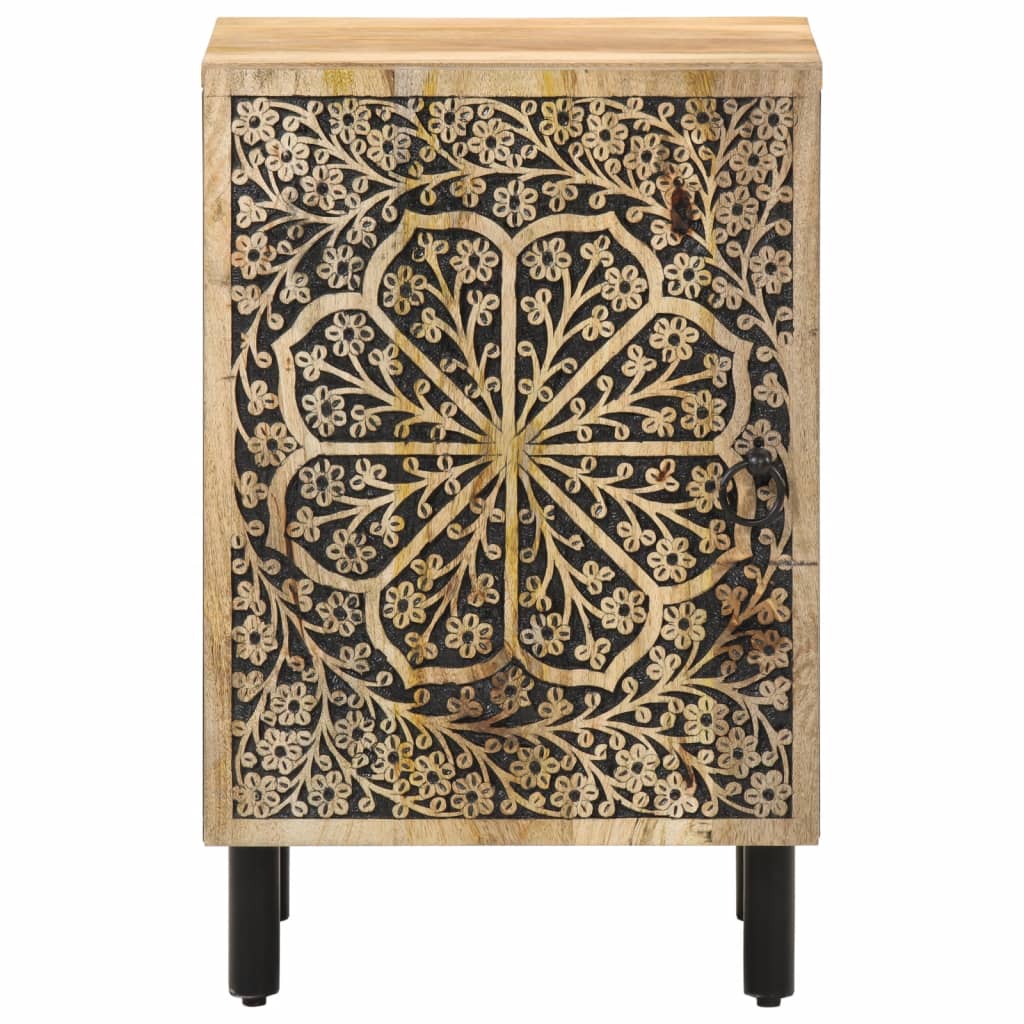 vidaXL Dulap de baie, 38x33x58 cm, lemn masiv de mango