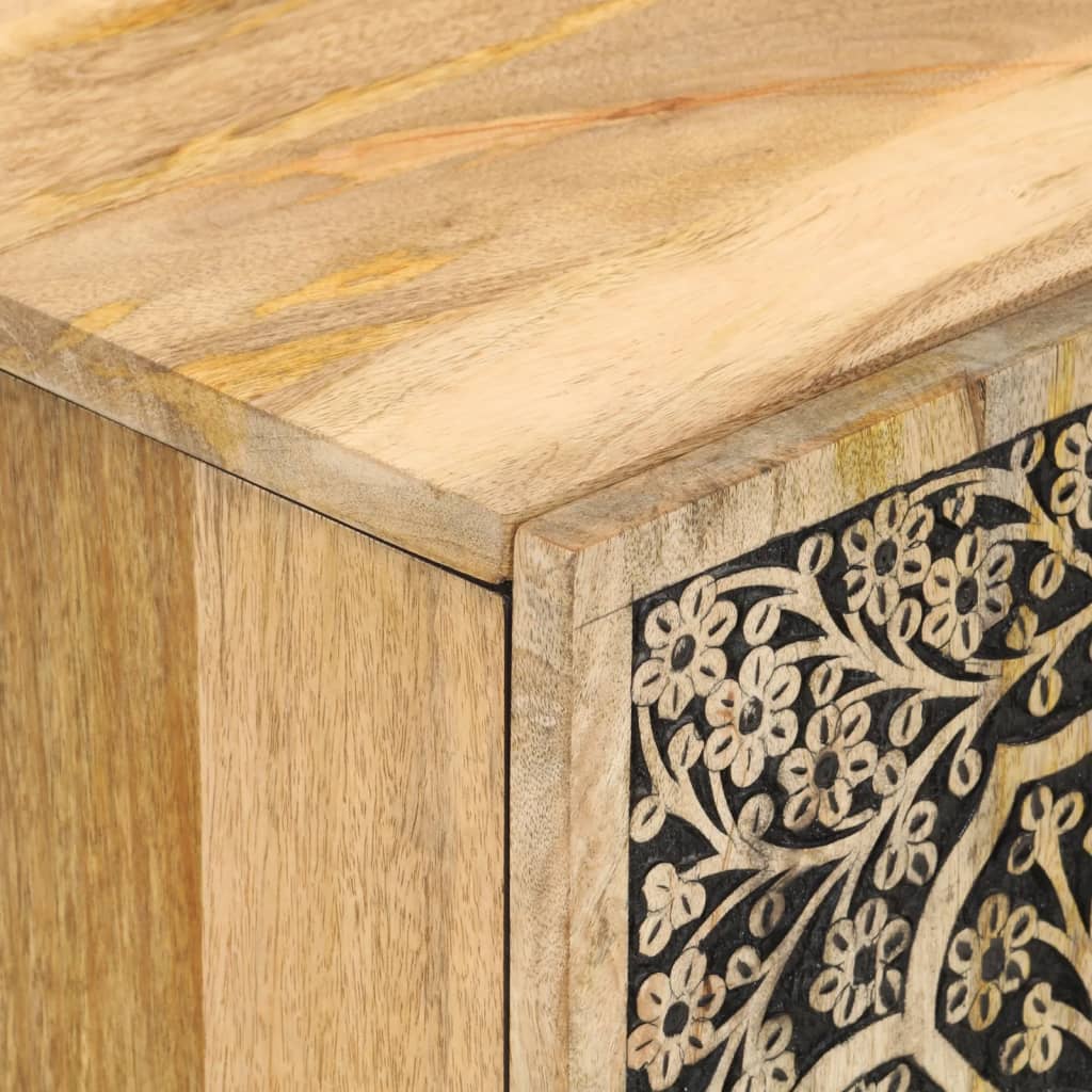 vidaXL Dulap de baie, 38x33x58 cm, lemn masiv de mango