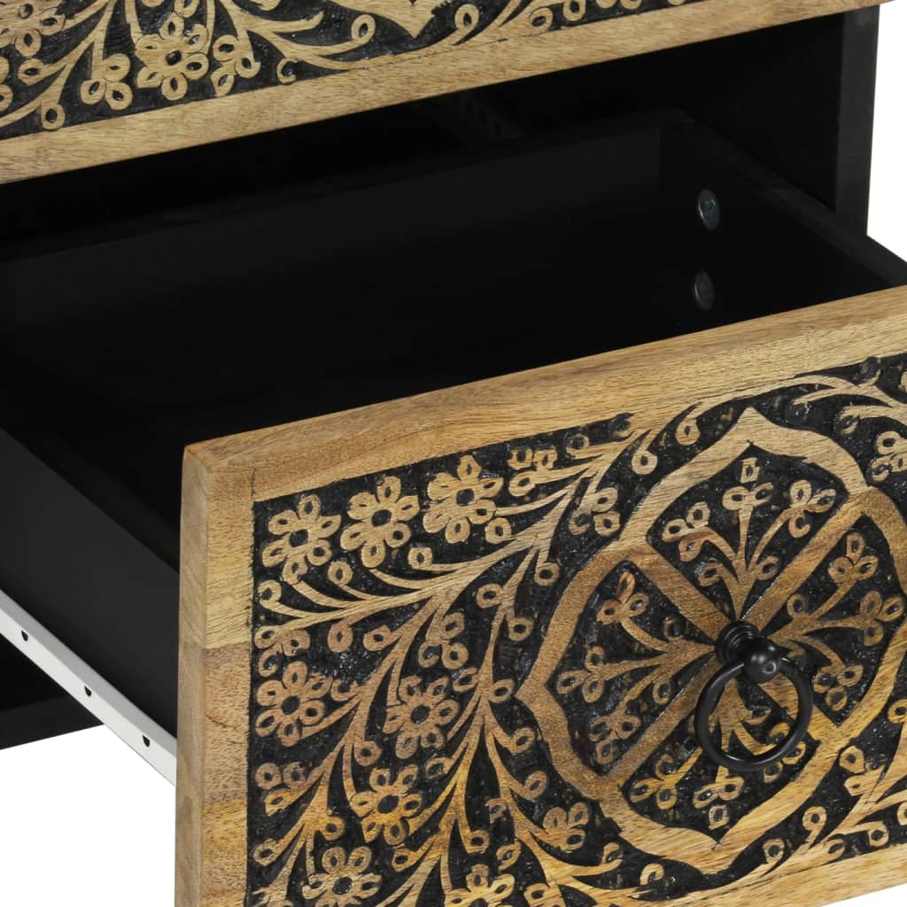 vidaXL Dulap lateral, 40x33x75 cm, lemn masiv de mango