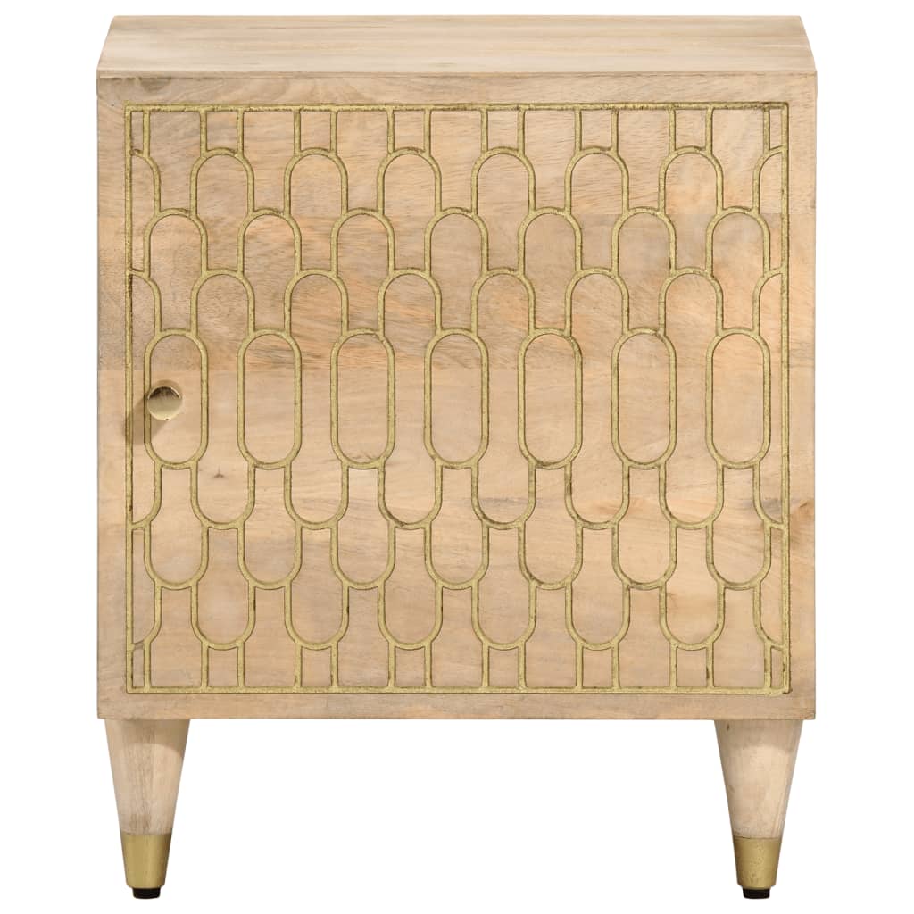 vidaXL Noptieră, 40x33x46 cm, lemn masiv de mango vidaXL Noptieră, 40x33x46 cm, lemn masiv de mango