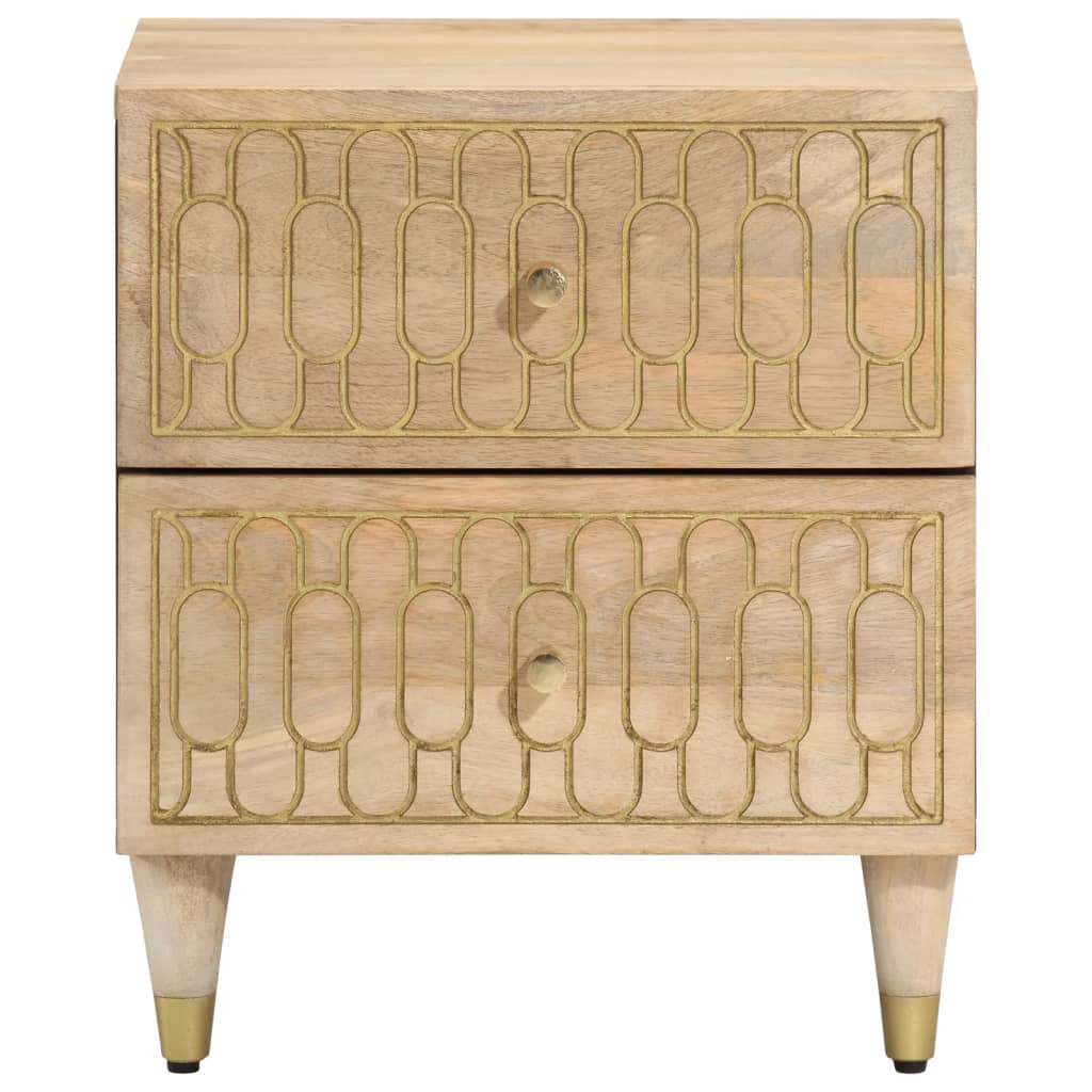 vidaXL Noptieră, 40x33x46 cm, lemn masiv de mango vidaXL Noptieră, 40x33x46 cm, lemn masiv de mango