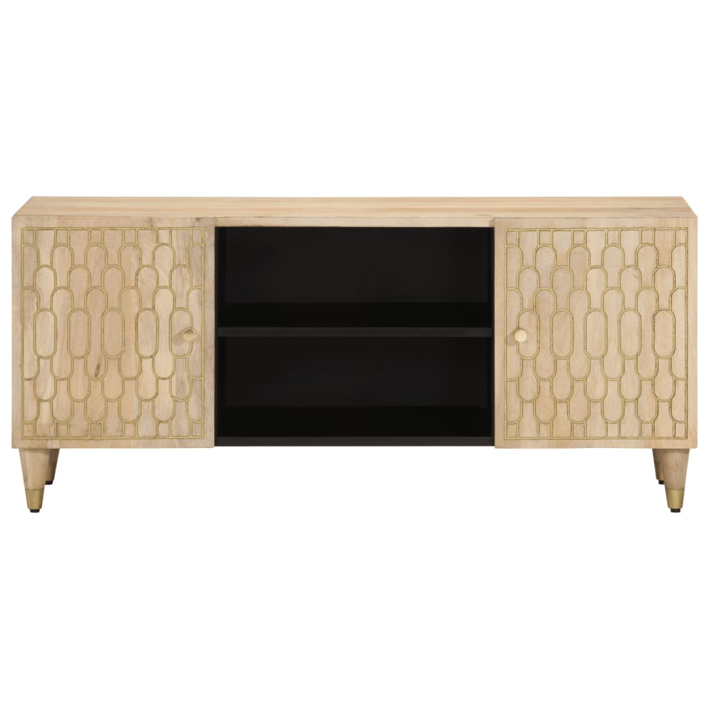 vidaXL Comodă TV, 105x33x46 cm, lemn masiv de mango vidaXL Comodă TV, 105x33x46 cm, lemn masiv de mango