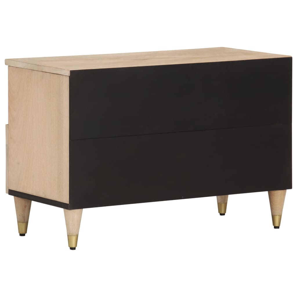 vidaXL Comodă TV, 70x33x46 cm, lemn masiv de mango